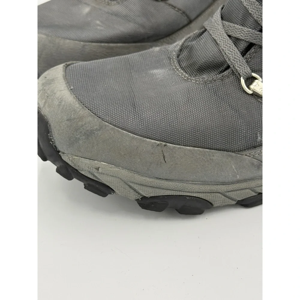 The North Face Chilkat Snow Boots Men's Size 14 Gray Waterproof Winter Lace Up
